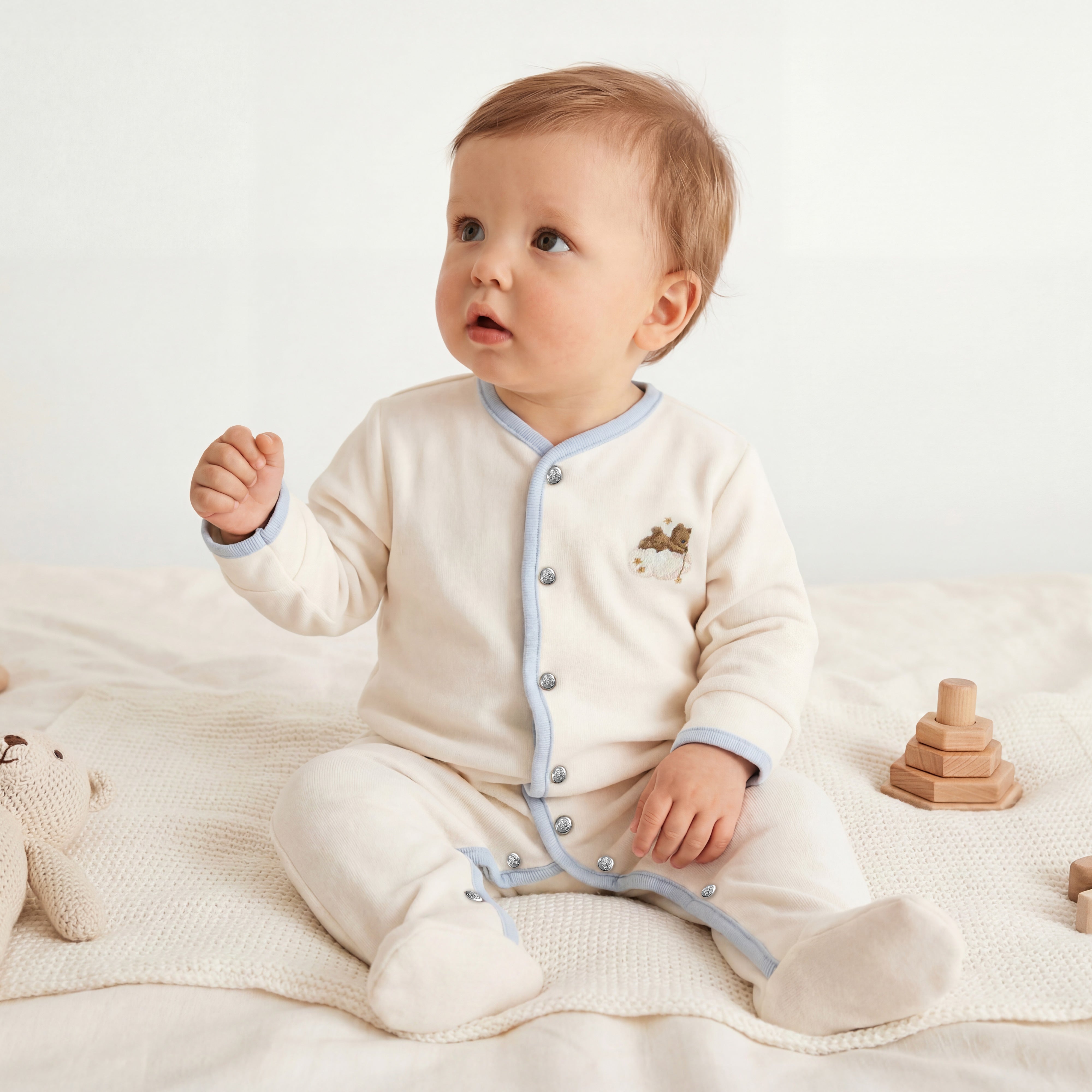 Teddy Embroidered Jumpsuit