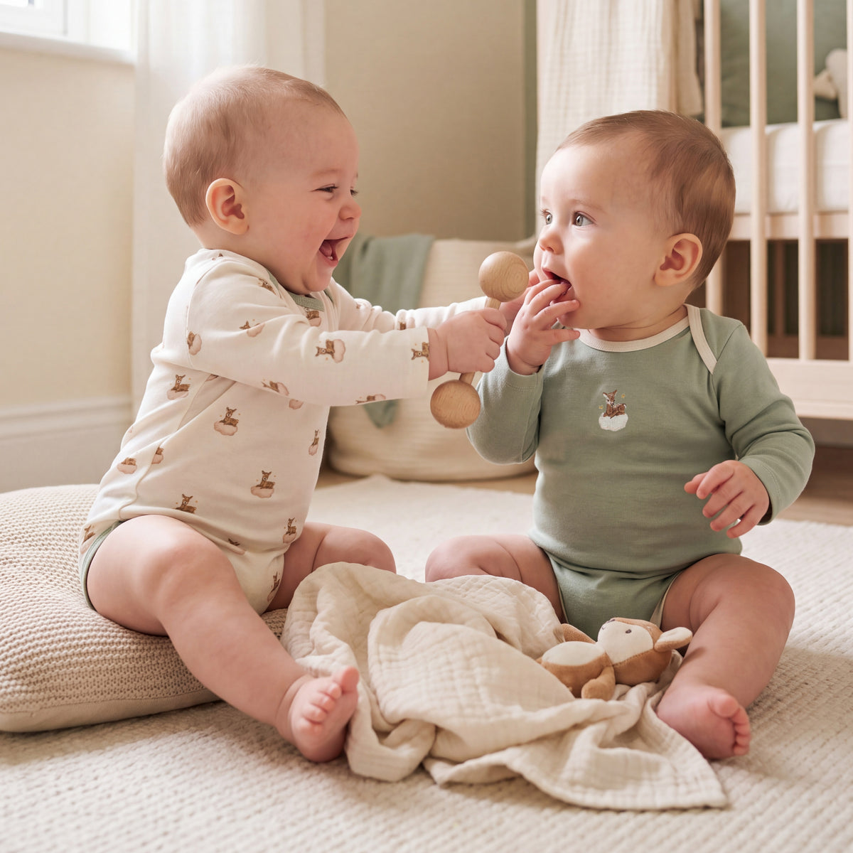 2-Piece Deer Bodysuit Set