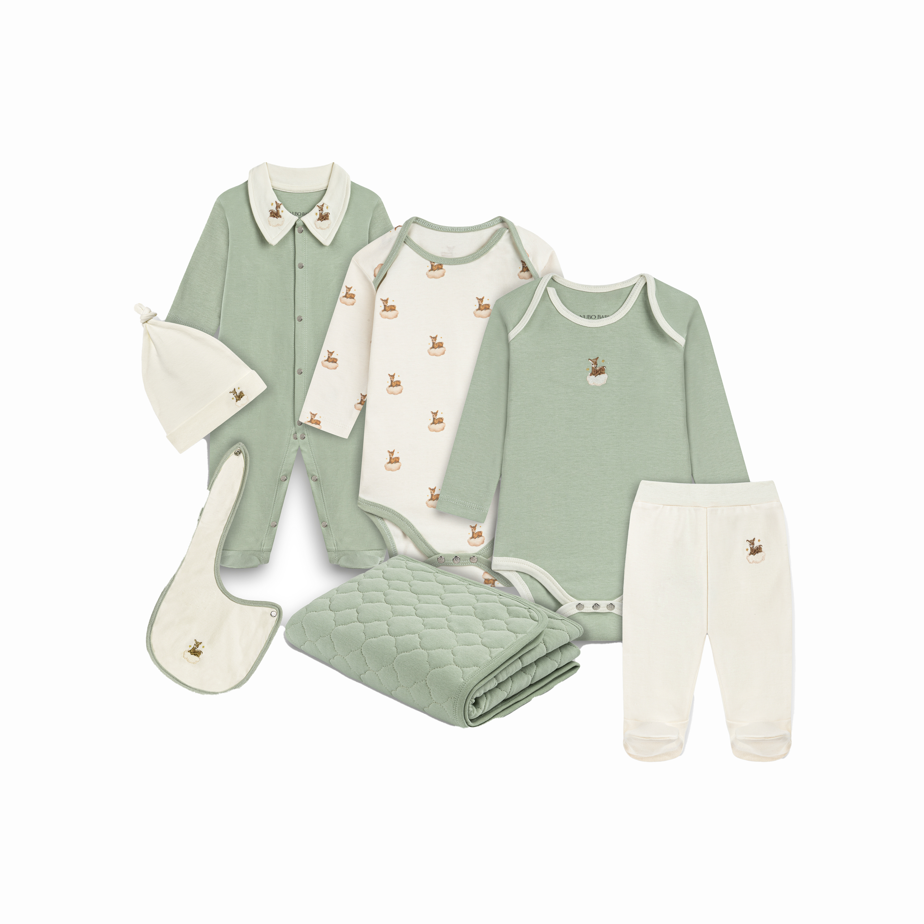 7-Piece Luxury Newborn Set - Deer