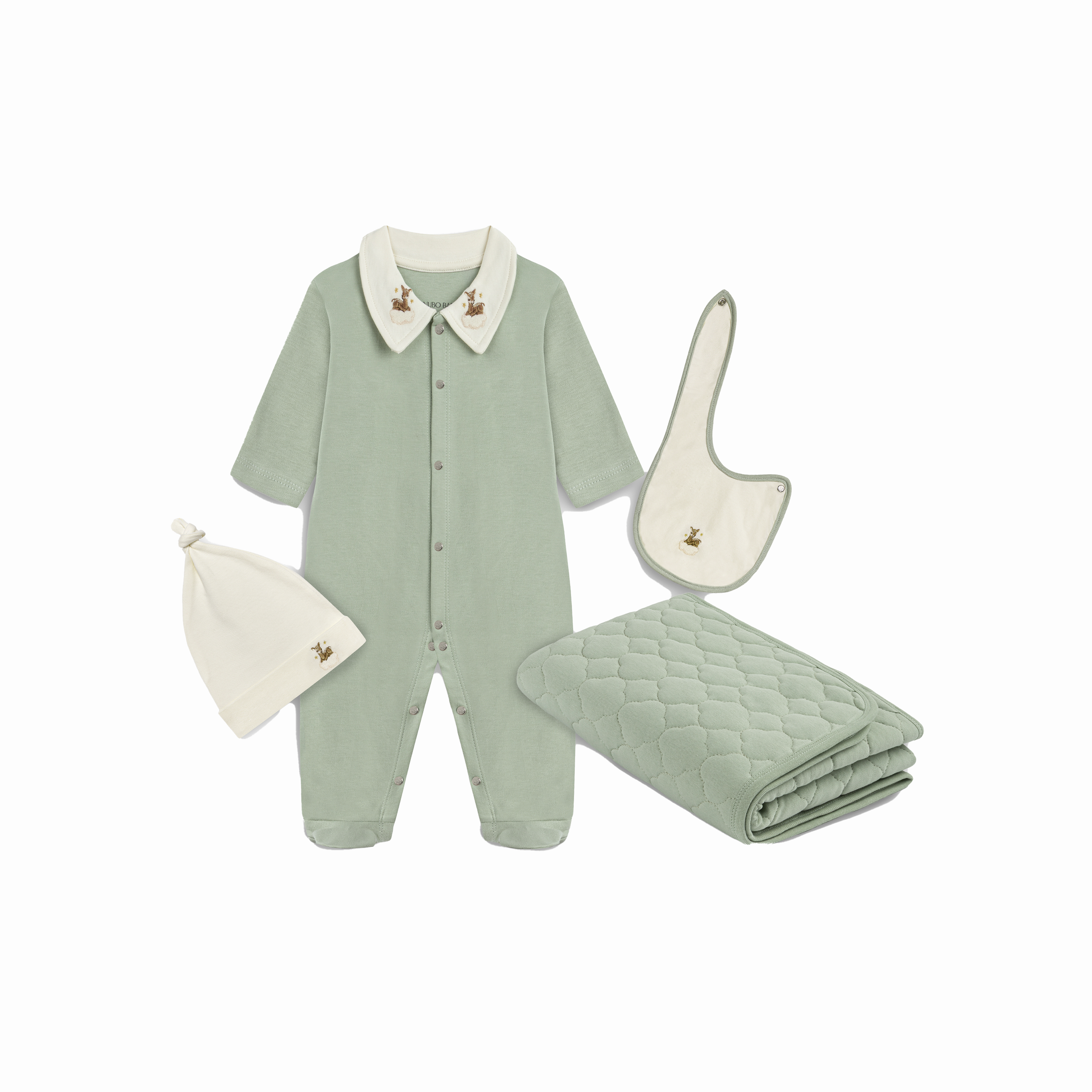 4-Piece Newborn Set - Deer