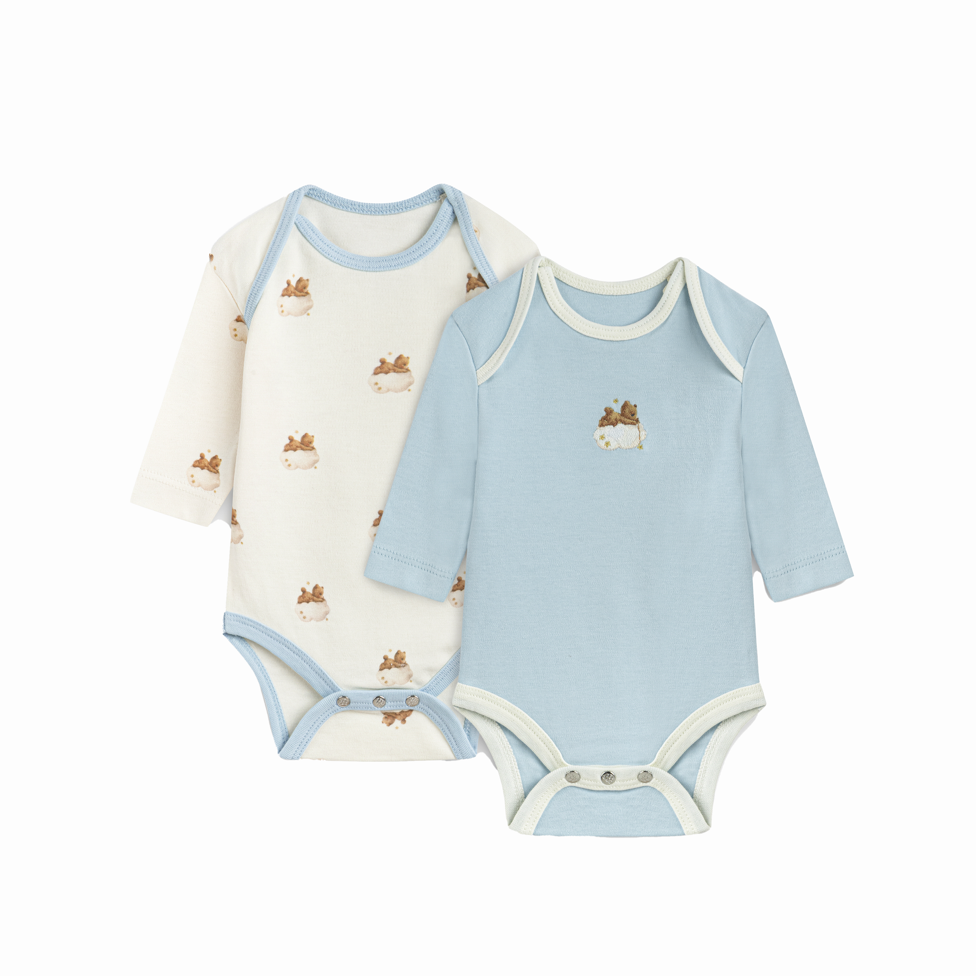 2-Piece Teddy Bodysuit Set