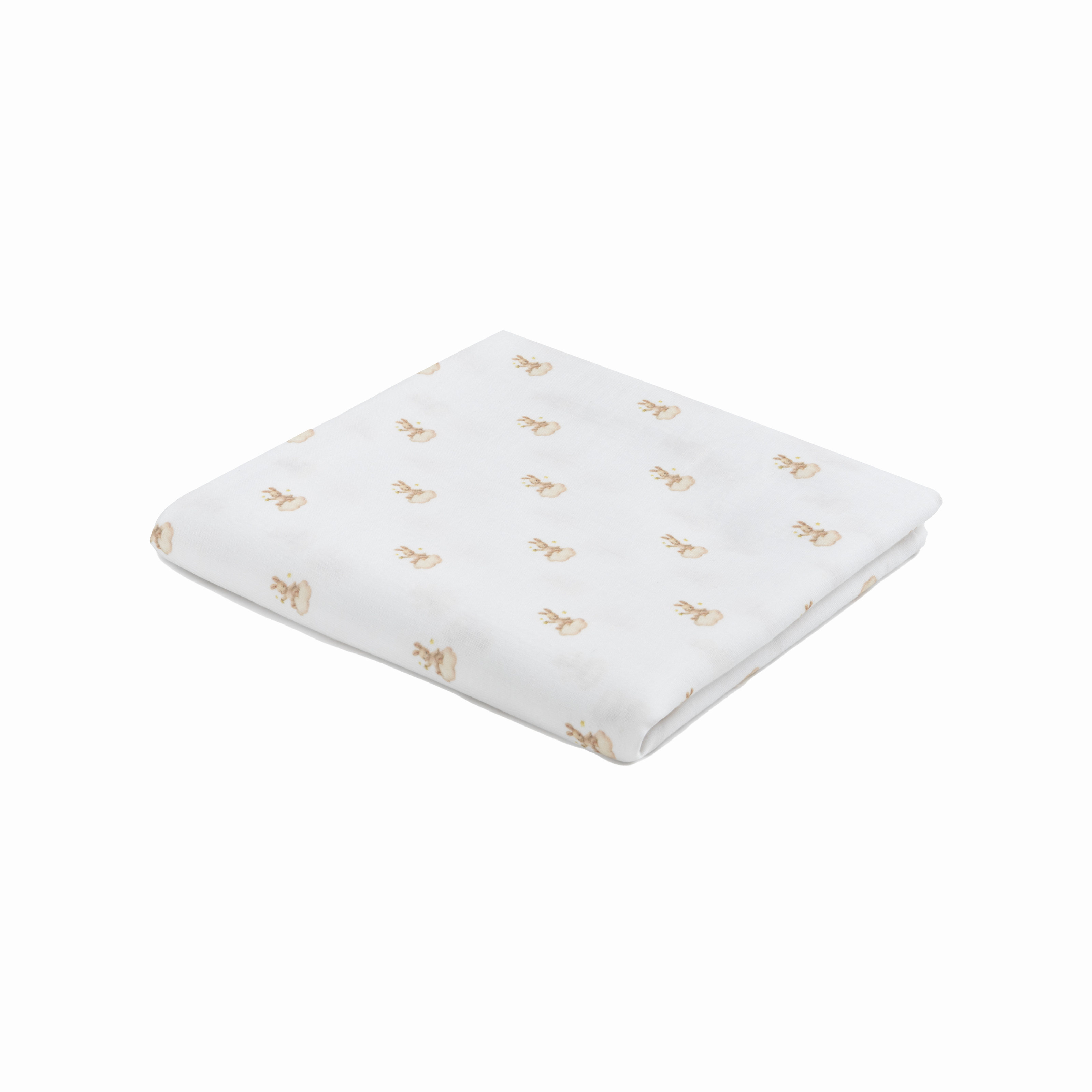 Muslin Rabbit Print Blanket