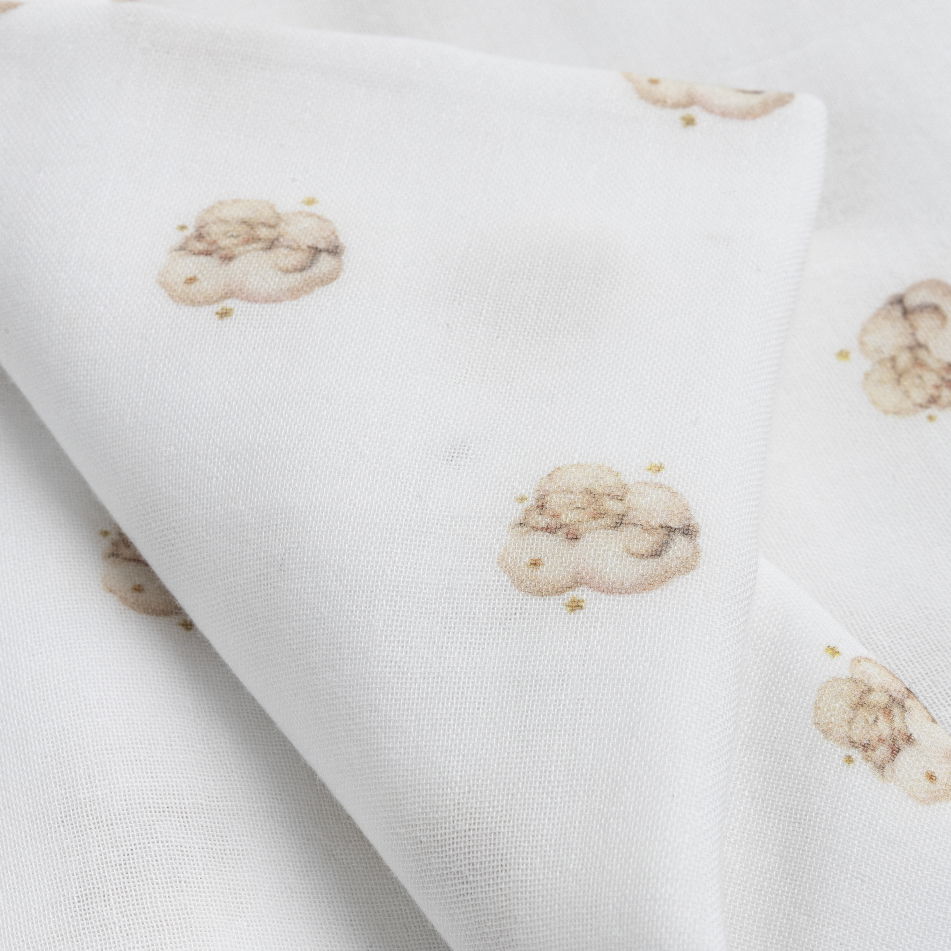 Muslin Sheep Print Blanket