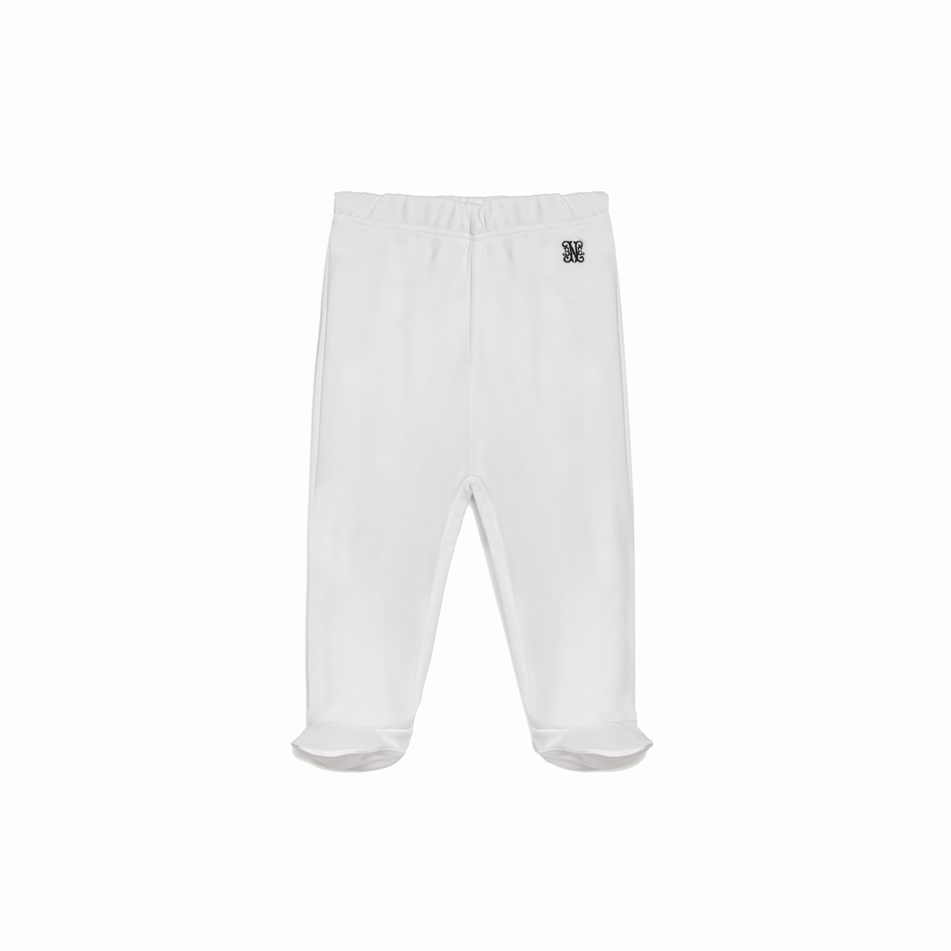 Monogram Embroidered Baby Leggings