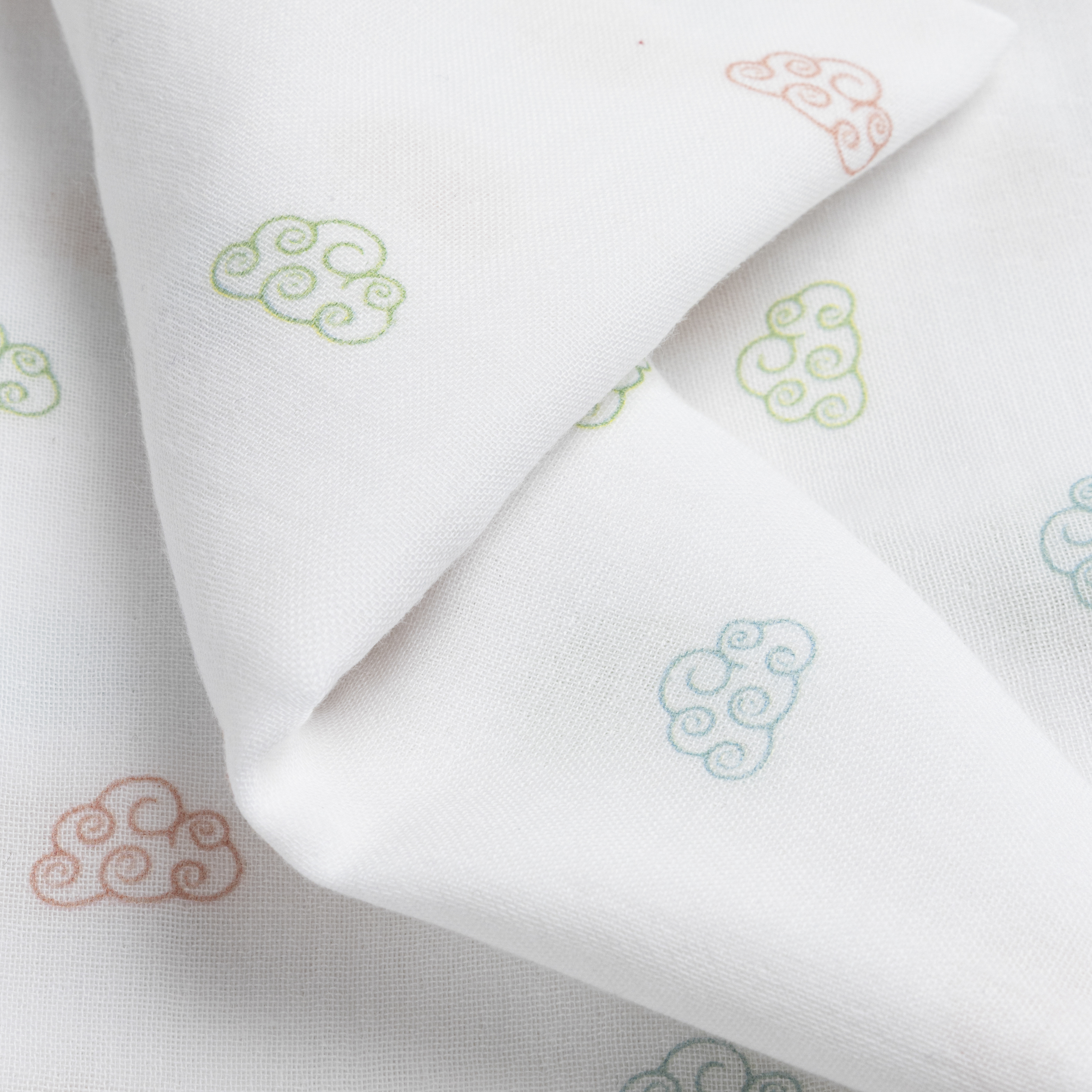 Muslin Cloud Print Blanket