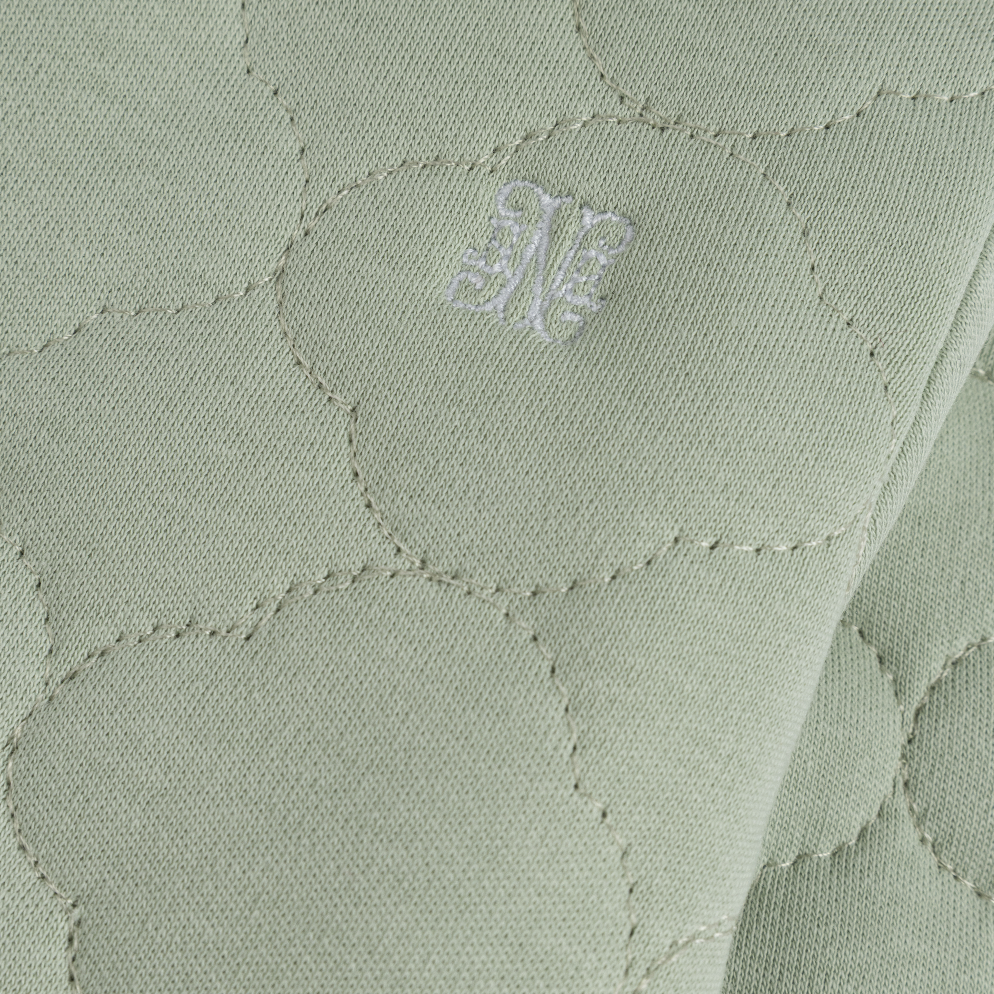 Cloud Quilted Green Jacket