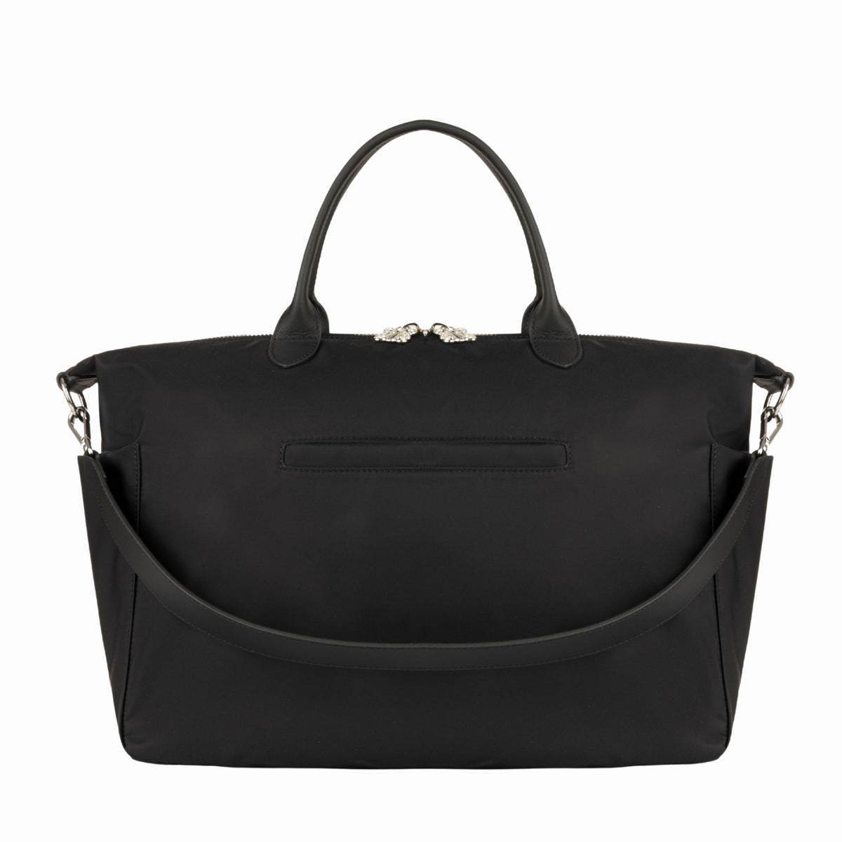 Monogram Black Diaper Bag
