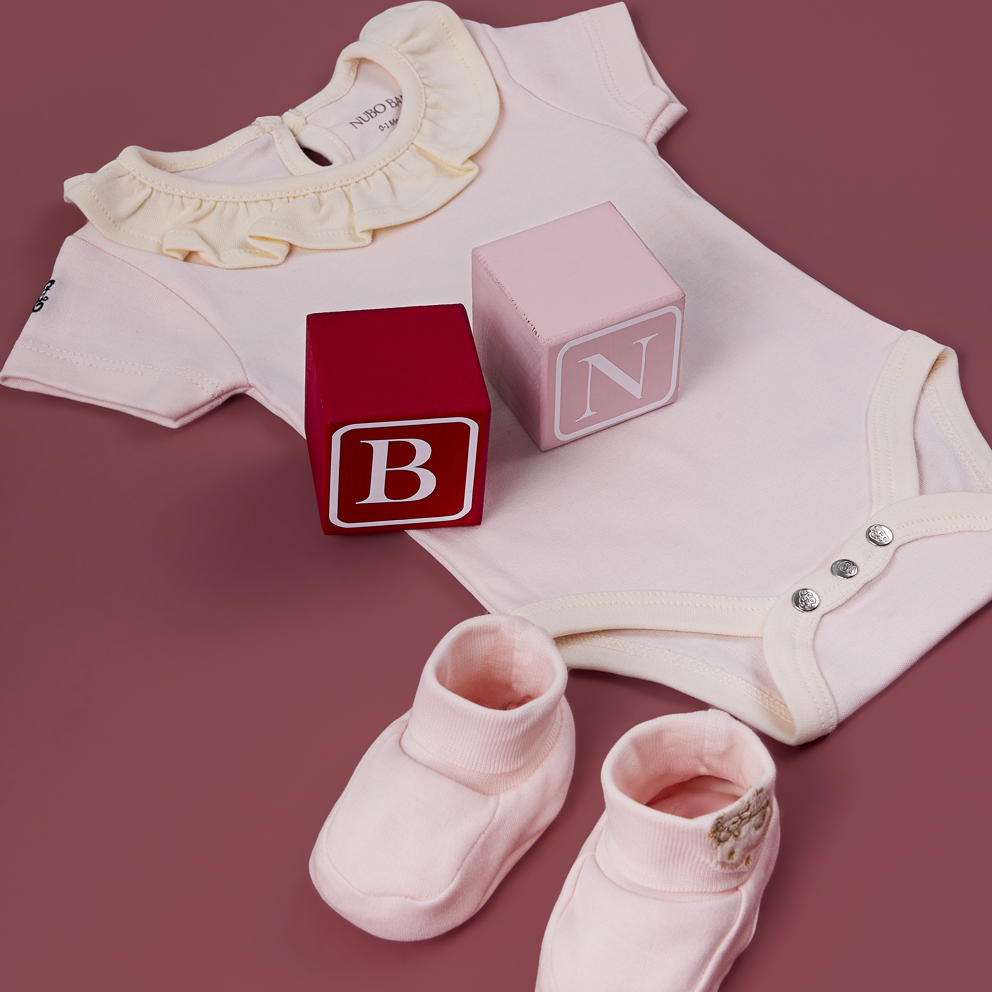 Ruffled Neck Sheep Bodysuit