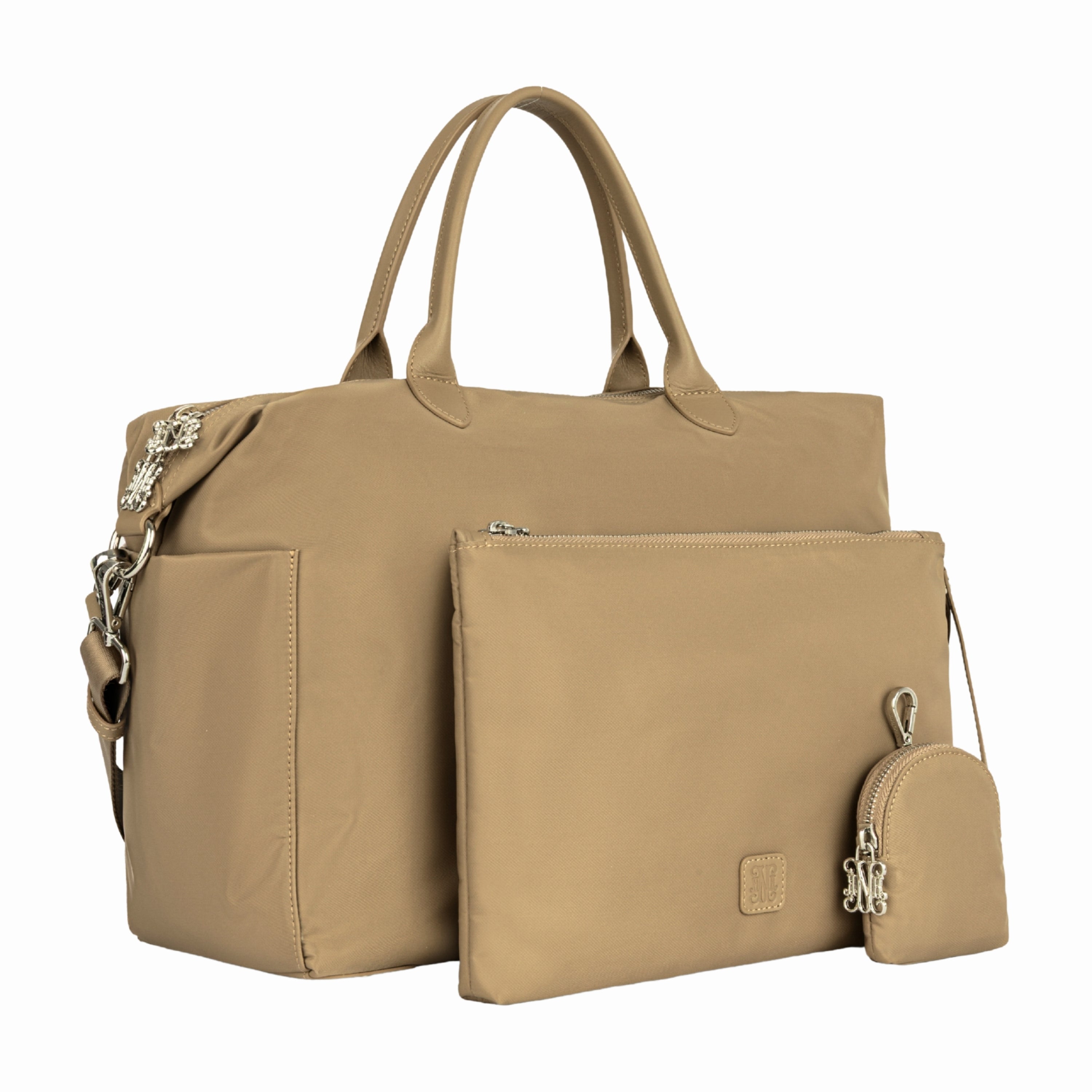 Monogram Mink Diaper Bag Set