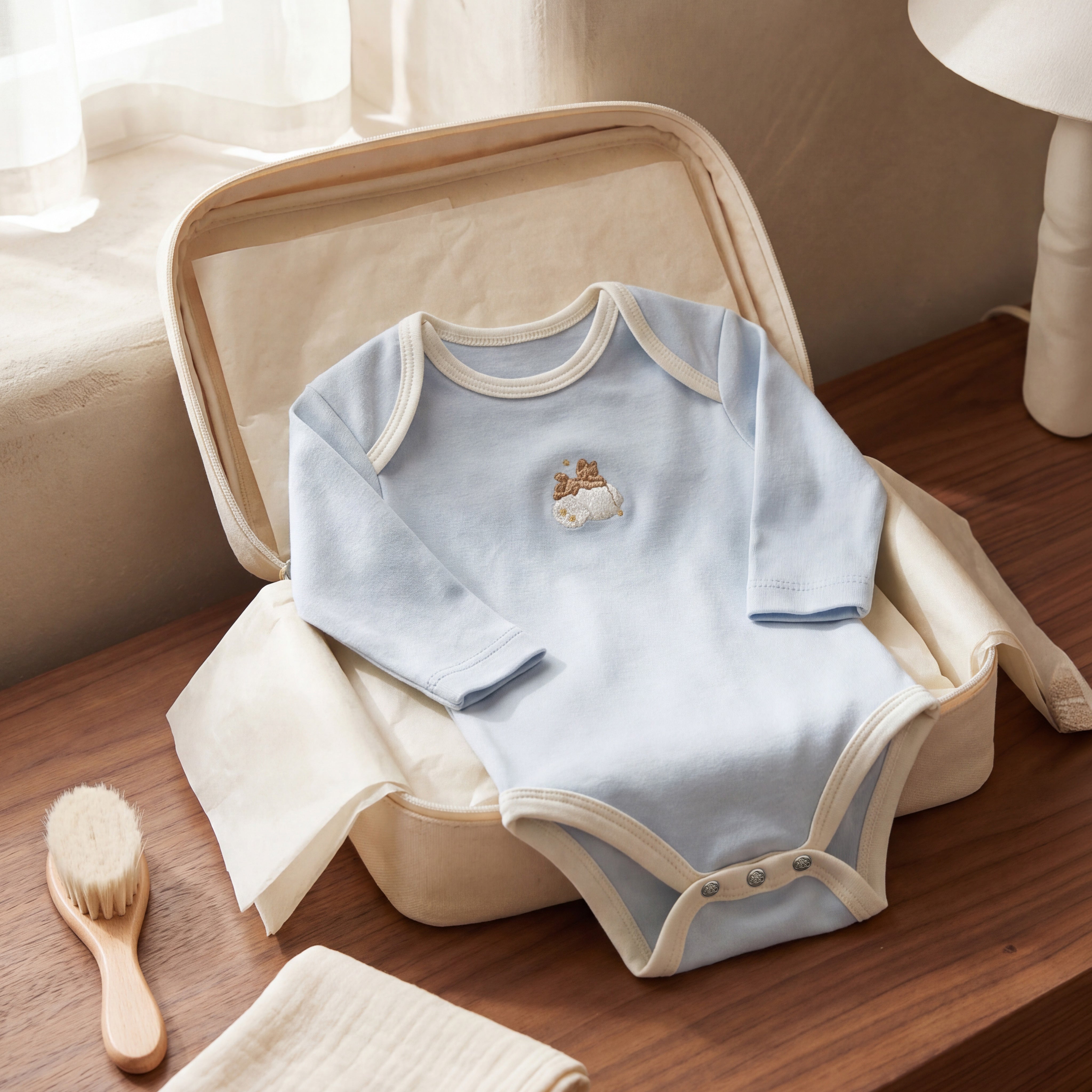 Teddy Embroidered Bodysuit