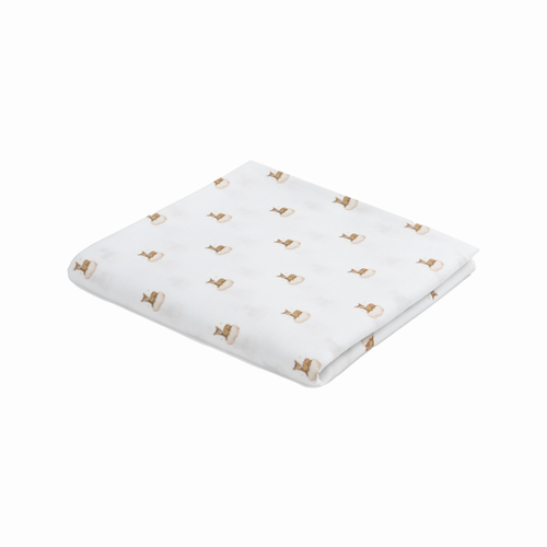 Muslin Deer Print Blanket