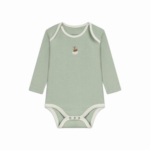 Deer Embroidered Bodysuit