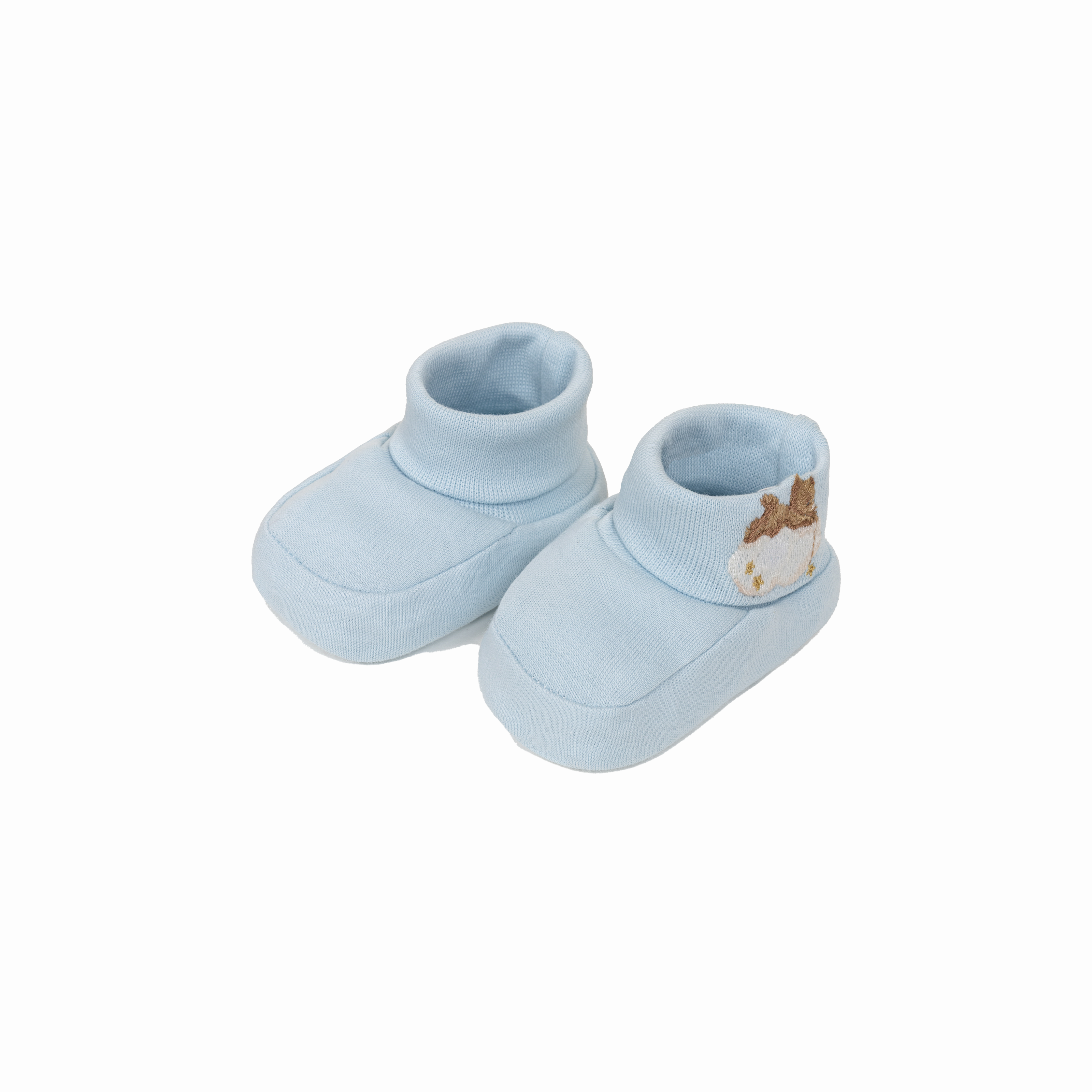 Teddy Embroidered Booties