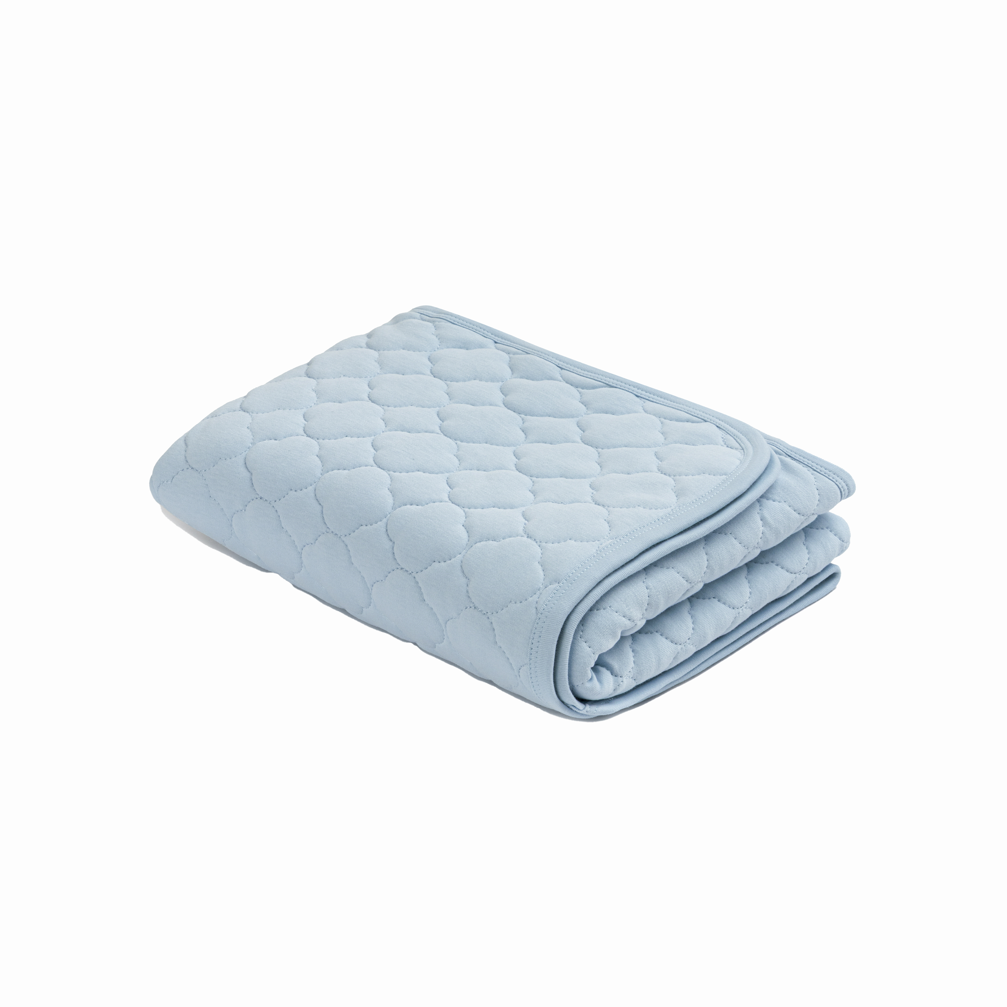 Quilted Teddy Print Baby Blanket