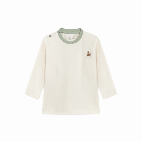Deer Embroidered T-shirt