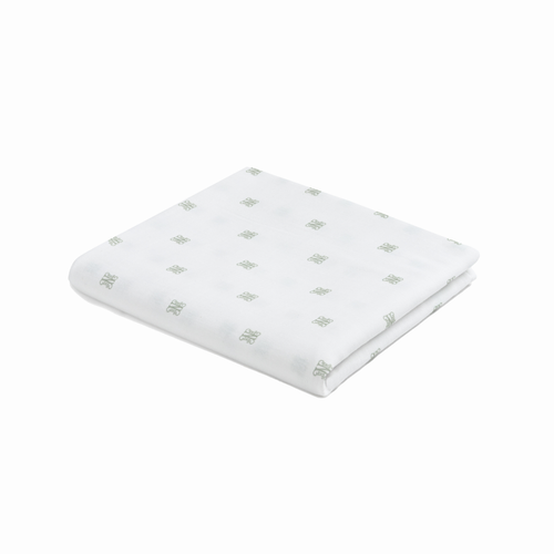 Muslin Monogram Print Blanket
