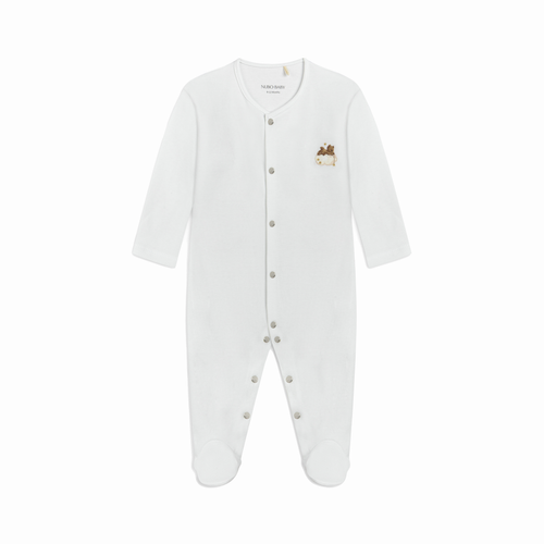 Teddy Embroidered Pajama Jumpsuit
