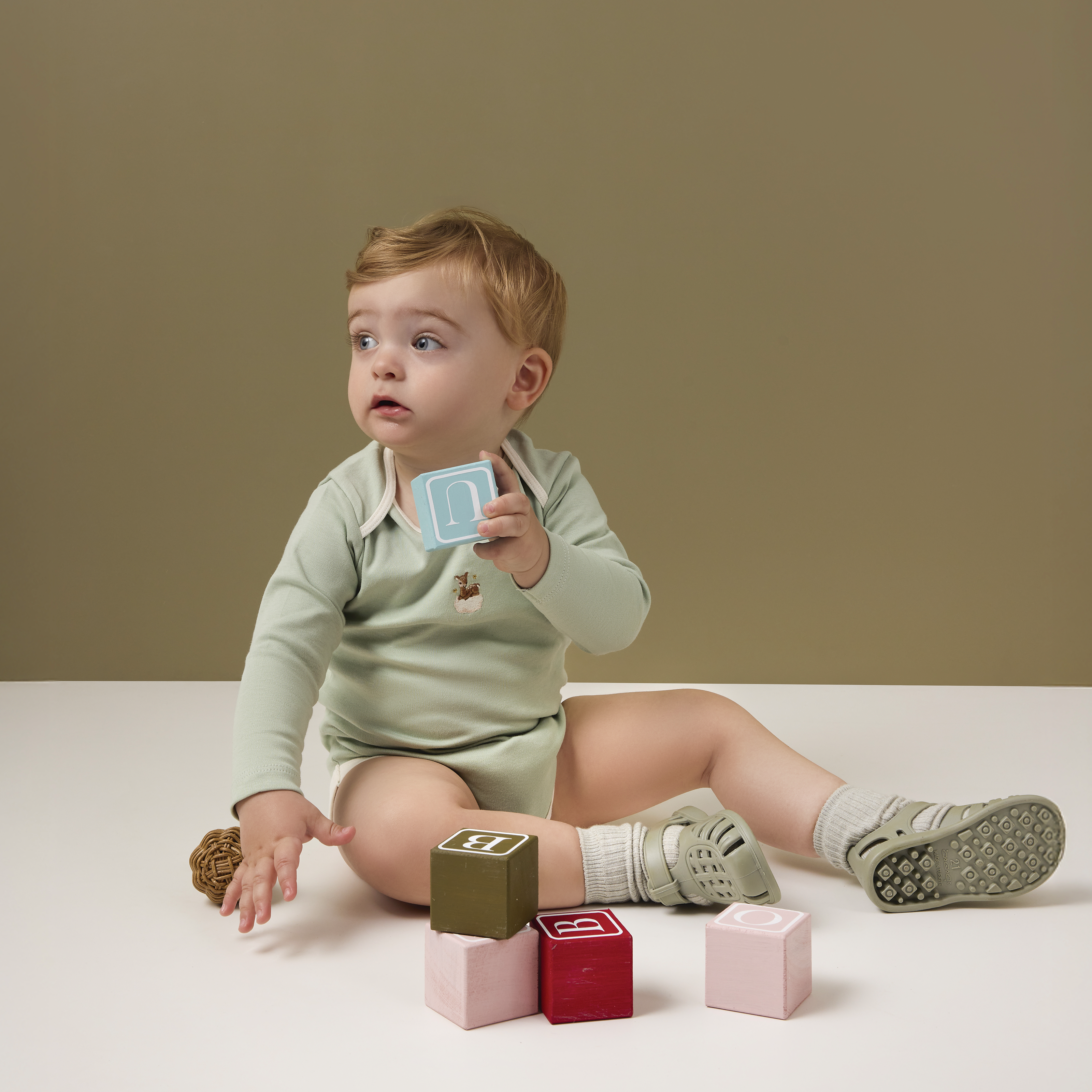 Deer Embroidered Bodysuit