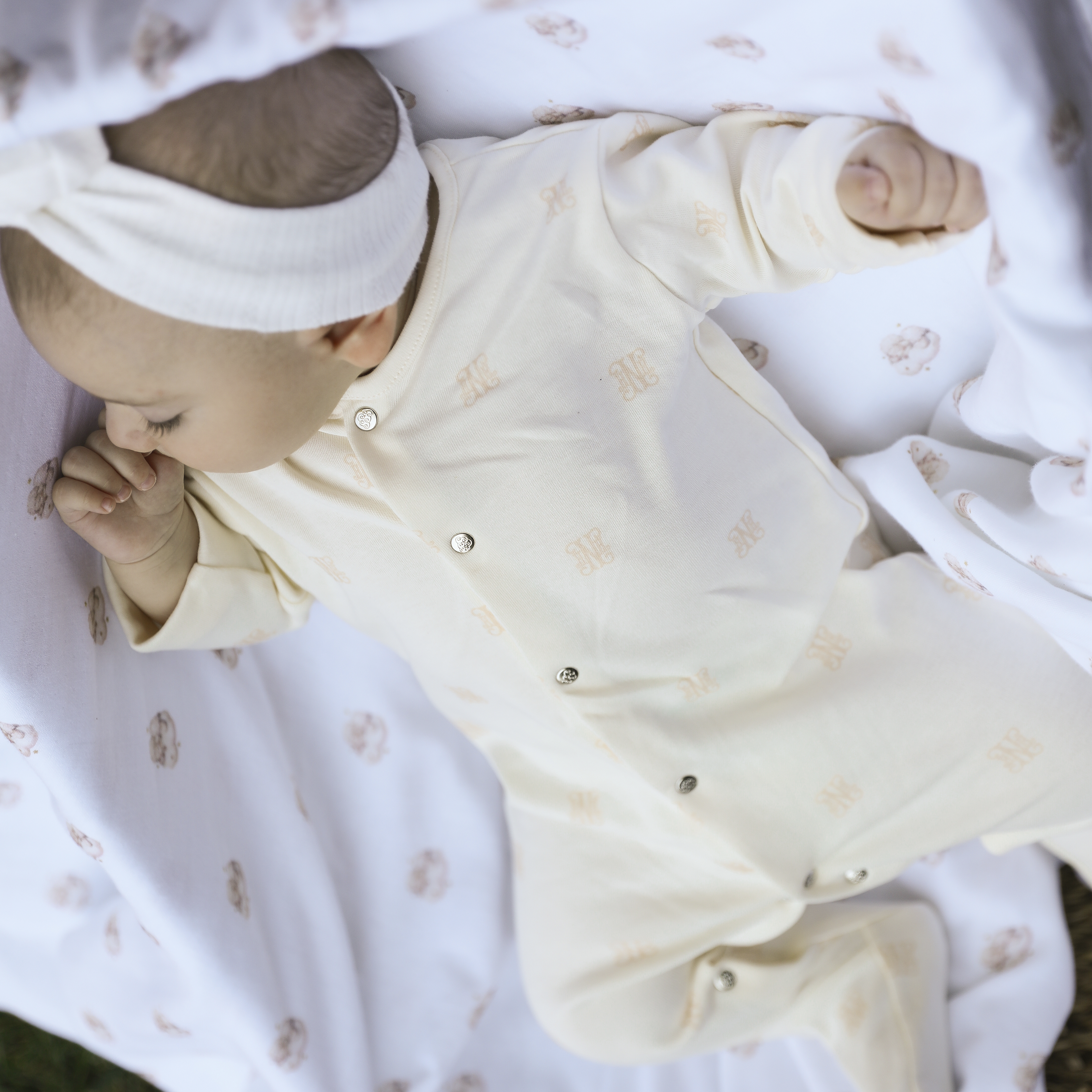 Monogram Print Jumpsuit