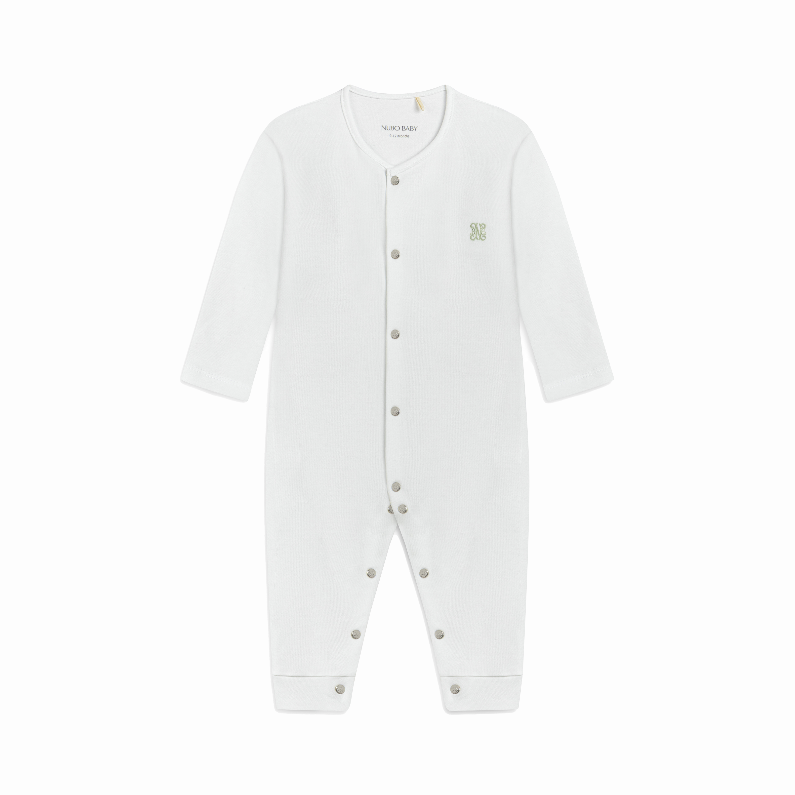 Monogram Embroidered Pajama Jumpsuit