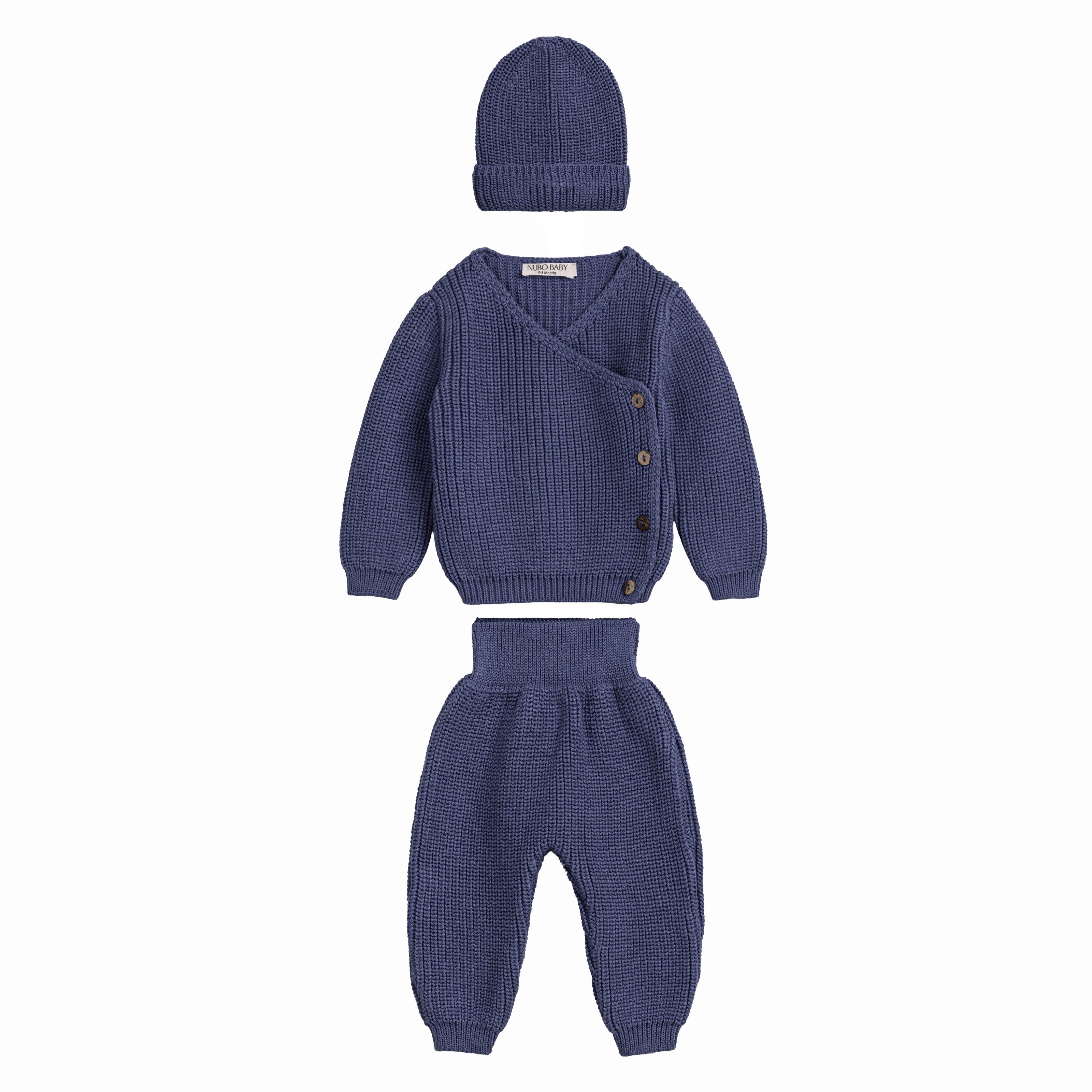 Indigo Knit Set
