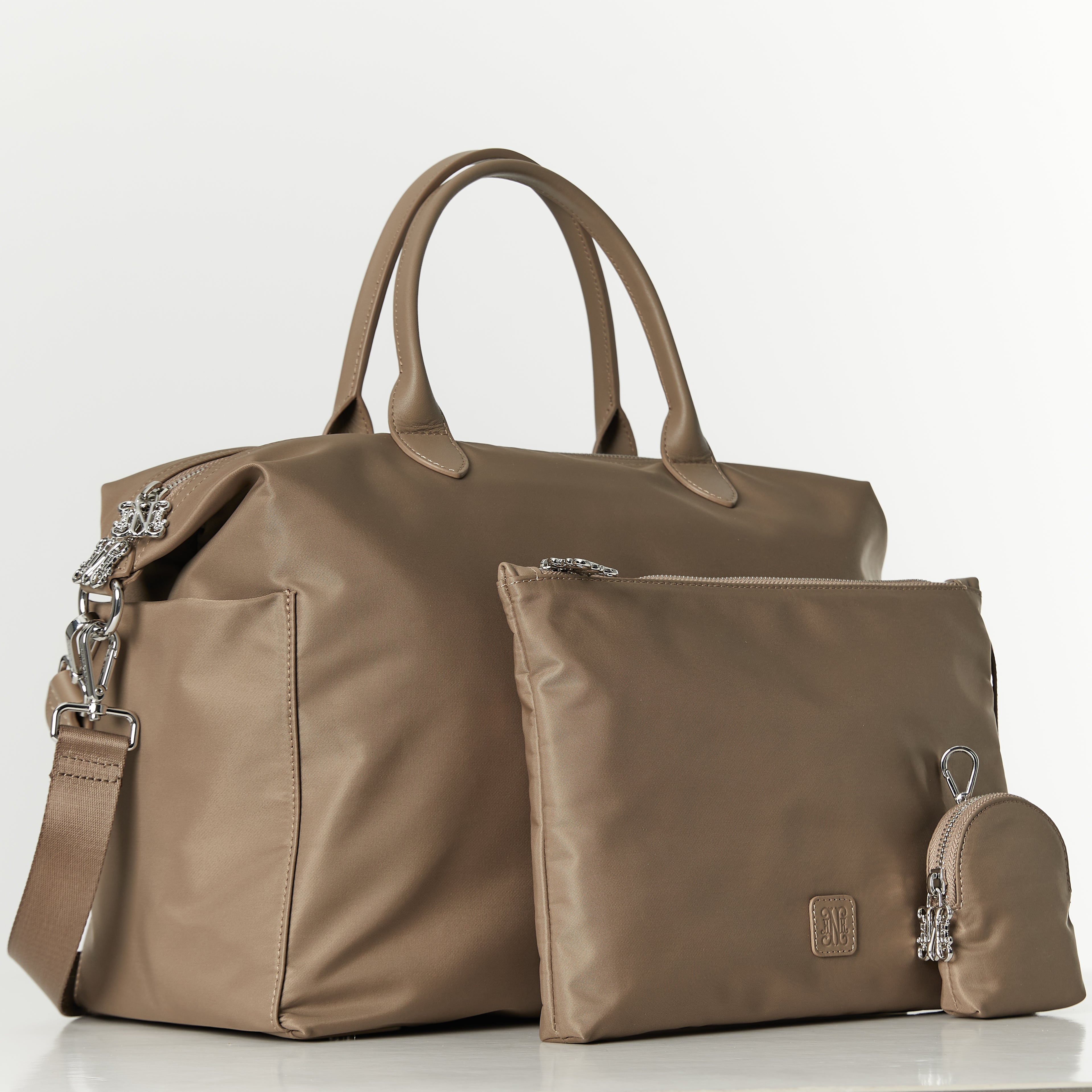 Monogram Mink Diaper Bag Set