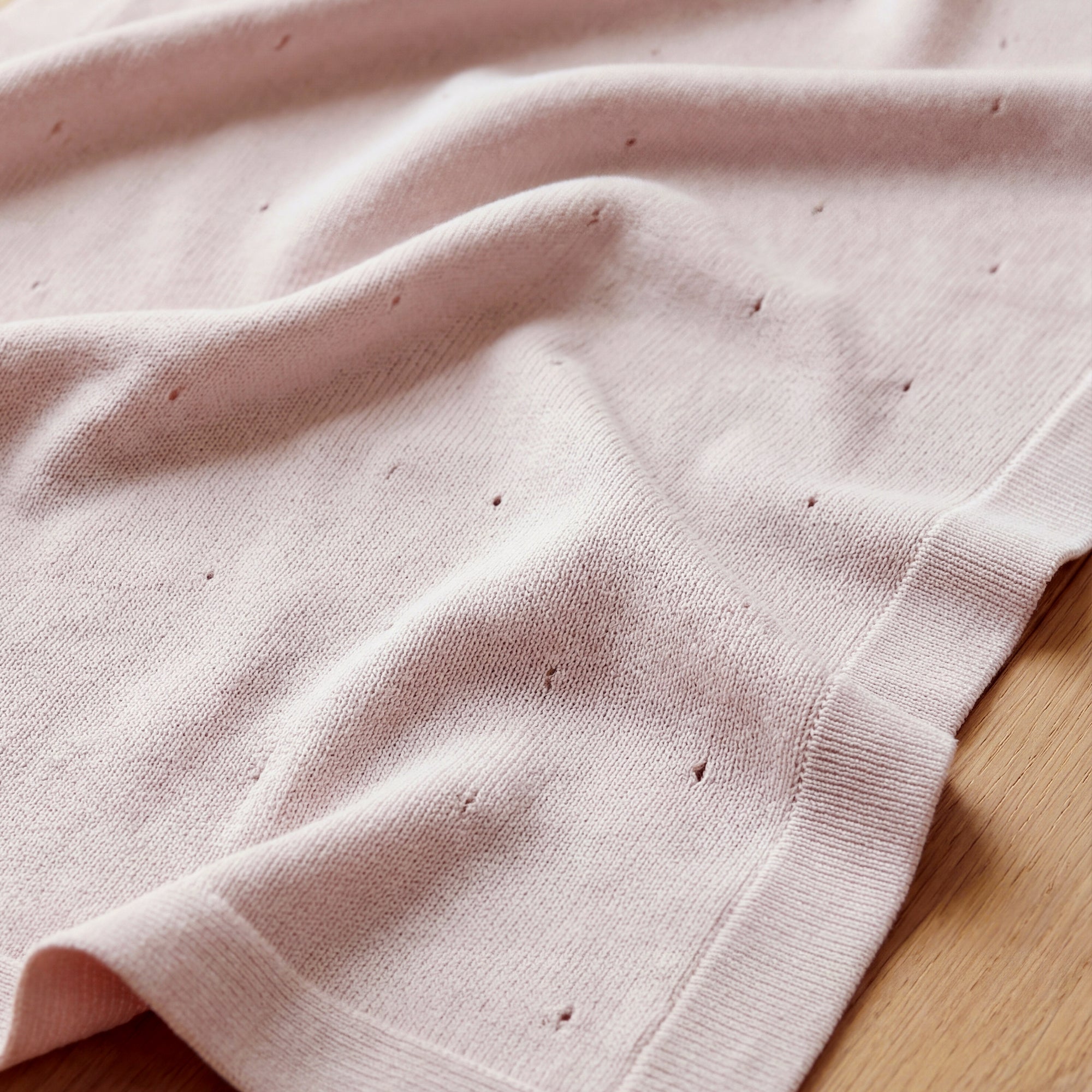 Pink Knit Jumpsuit & Blanket Set